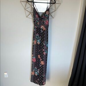 Floral Black jumpsuit